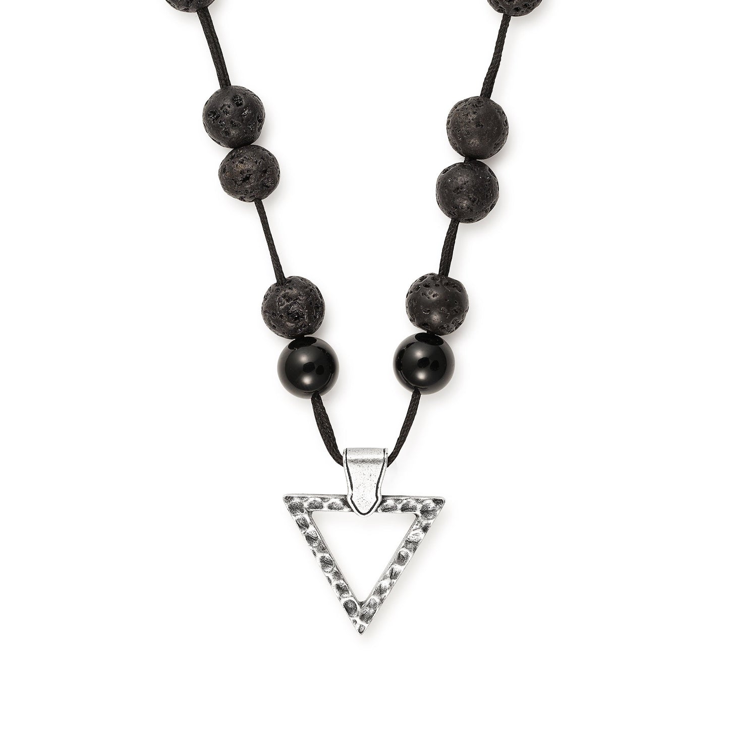 Beaded Triangle Necklace