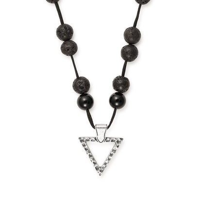 Beaded Triangle Necklace