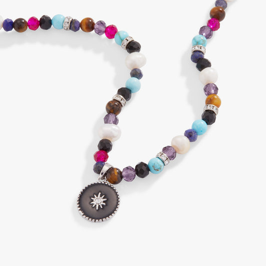 Celestial Beaded Necklace