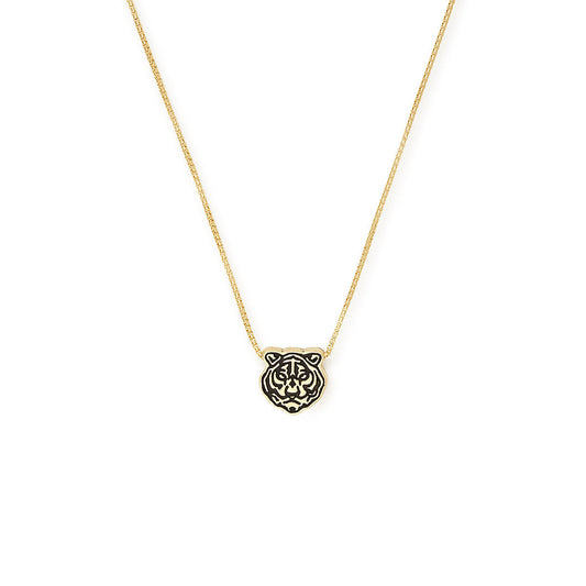 Tiger Head Necklace