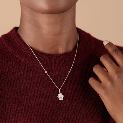 Pavé Paw Print of Love Charm