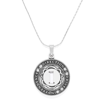 Number 1 Necklace, Expandable | Independence, Direction, and Drive