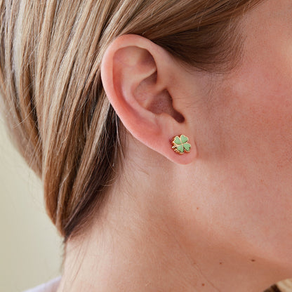 Abundant Blessings Clover + Horseshoe Earrings, Set of 2
