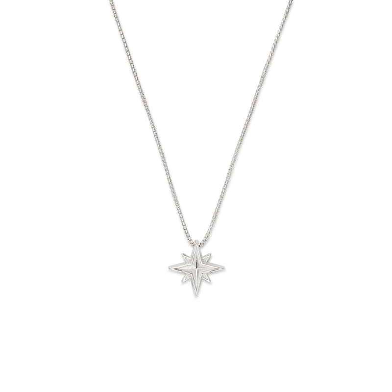 Wonder Woman™ Star Necklace, Silver