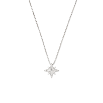 Wonder Woman™ Star Necklace, Silver