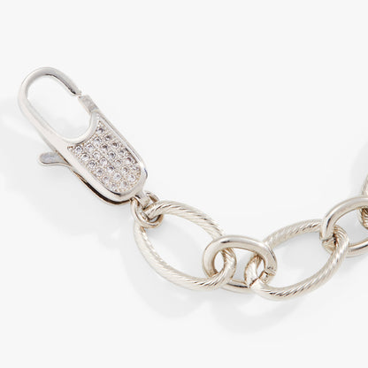 Large Link Carabiner Clasp Bracelet