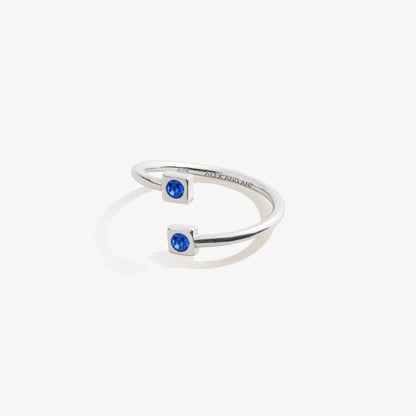September Birthstone Sapphire Ring Wrap
